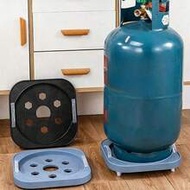 1PC Multi-Functional Gas Cylinder Storage Rack, Kitchen Gas Cylinder Base With Casters, Silent Heavy