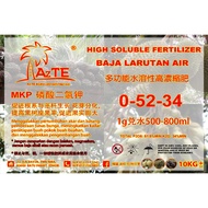 MKP 0-52-34 WATER SOLUBLE - AZ TE AGRO (10kg/bag)