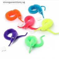 Strongaroetrtomj 1 X Magic Twisty Fuzzy Worm Wiggle Moving Sea Horse Kids Trick Toy SG