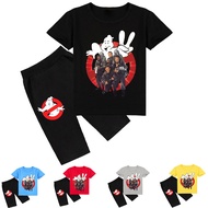 2026 E-Commercial Children's Clothing Ghostbusters Ghostbusters Short-Sleeved T-Shirt+Shorts K573COD