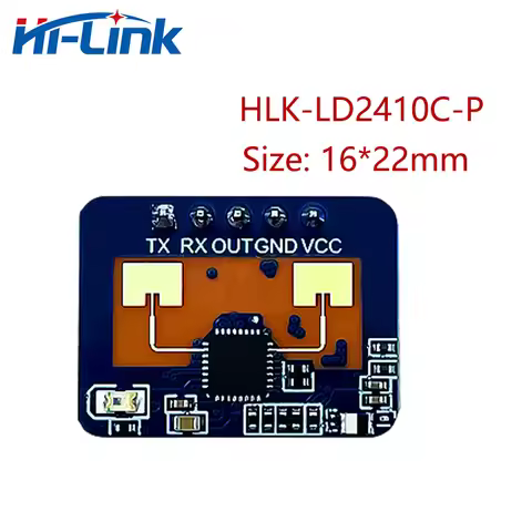 7pcs Free Shipping Hi-Link LD2410S LD2420 LD2450 LD2410B 24GHz Human Presence Motion FMCW Support GP