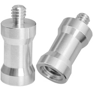 Hotshoe/Coldshoe Adapter LUORNG 2PCS 3/8Inch Female to 1/4Inch Male Convertor Threaded Screw Adapter