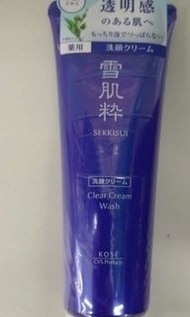日本 KOSE 高絲 雪肌粹 潔淨洗面乳（120g）