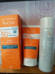 AMY SHOP  送活泉水噴霧，全新有盒 Avene 雅漾 Avene 全新防曬概念4合1!!! Avène 防曬+防藍光+防水防汗+防敏 (SPF50+) 50毫升 ，Avene SPF50+  