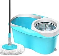 COOKX 360 Rotating Head Microfiber Spinning Floor Mop Head for Housekeeper Home Floor Cleaning Mop