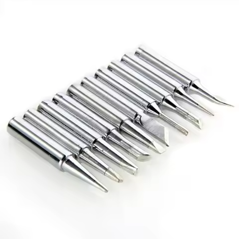 10 Tips Set Soldering Iron Tips Solder Tip Lead-free Screwdriver Iron Tip 900-T-I/ BK/ 1.6D/ 2.4D/ 3