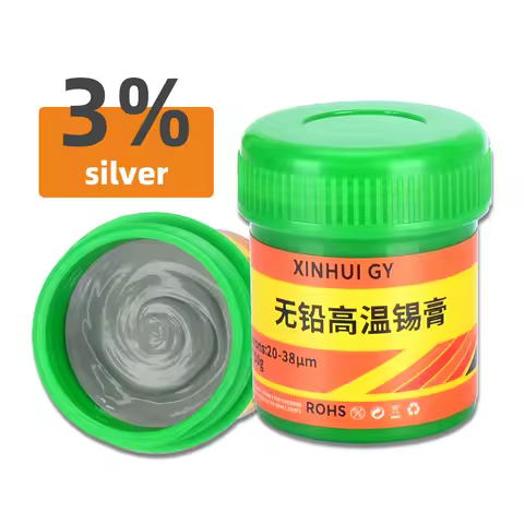 50g 217 Lead-free High-temperature Solder Paste It is a repair-type solder sludge containing 3% silv