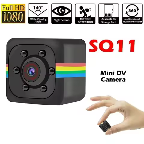 SQ11 Mini Camera HD 1080P Sensor Night Vision Camcorder Motion DVR Micro Camera Sport DV Video small
