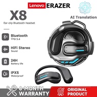 Lenovo ERAZER X8 Al Translation Bluetooth Headset Real-Time Smart Translation Wireless Bluetooth Hea