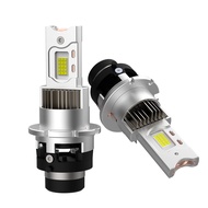 2Pcs Upgraded Ultra Bright Canbus D2S/D2R D4S/D4R LED Headlight HID To LED Headlamp White 6000K U-Sh