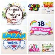 CUSTOM STYROFOAM BOARD DECORATION WRITING BACKDROP PHOTOBOOTH