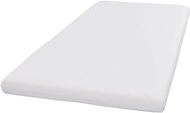 Iris Ohyama UMT-SS Urethane Mattress, Thick 3.9 inches (10 cm), Semi-Single, Suitable for All Year, 70.9 x 31.5 inches (180 x 80 cm), Double-Sided Pile Fabric, White