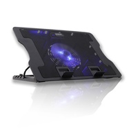 LAPTOP HEATSINK N88 N339 - 45 DEGREE LIFT - LARGE FAN + LED (BLACK)