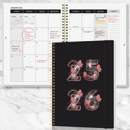 BUBU 2025-2027 Academic Year Weekly And Monthly Planner, July 2025 - June 2027, 6.5" X 8.2", Flexibl