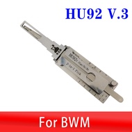 Lishi 2in1 HU92 V.3 decoder lock pick tool, locksmith tool, car door opening tool for BMW Alat Penci
