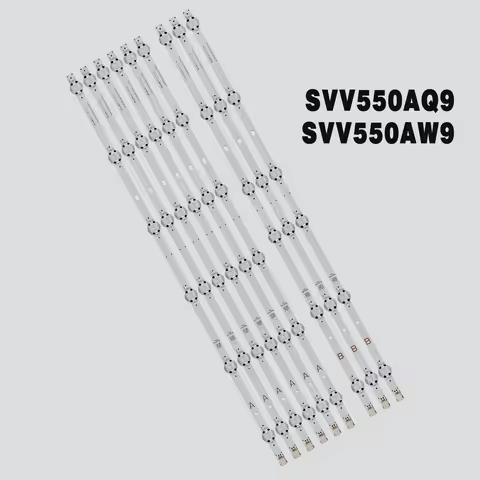 9PCS(6A+3B)Backlight strip for Toshiba 55V5863DG 55T6863DB 55V5863DA 55VL3A6 55UD8400 TX55GXW584 55H
