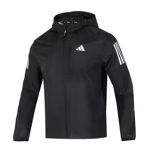Adidas Men's Lightweight Woven Windproof Jacket Hooded Casual Training Jacket In1483