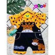 Baby Jumpsuit Newborn Baby Jumper Baby Clothes 0-8 months Animal Character motif.
