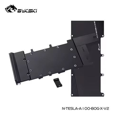 Bykski Full Metal Water Block Compatible NVIDIA TESLA A100/A800 80GB/ Video Card Cooling Cooler,N-TE