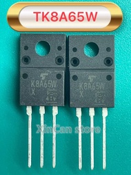 5ชิ้น TO-220F K8A65W TK8A65W 8A TO220F/650V N-Channel MOSFET ทรานซิสเตอร์ใหม่แบบดั้งเดิม