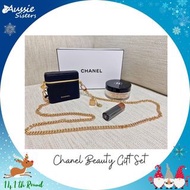 🎄🎄聖誕精選🎄🎄 Chanel  vip 唇膏袋 x 蜜粉 禮盒裝🎁