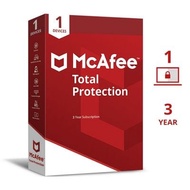 MCAFEEซอฟแวร์ Antivirus Total Protection 1 Device 3 Year รุ่น MTP1D3Y-BOX