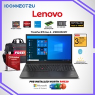 Lenovo 15.6" Thinkpad E15 Gen 4 AMD Ryzen 5-5625U 8GB 512GB W11H 3Y Onsite - 21ED005CMY