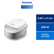 Philips HD3170 | Compact Digital Rice Cooker | 0.85L | Fuzzy Logic for Smart Cooking | 4 Layer Non S