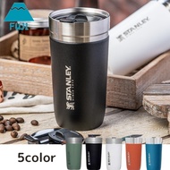 STANLEY Go Vacuum Tumbler 0.47L Matte Black with Lid Vacuum Insulated Tumbler Stainless Coffee Heat/