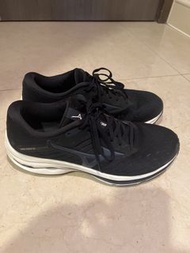 Mizuno Wave Rider 24 Black Running Shoes US 9