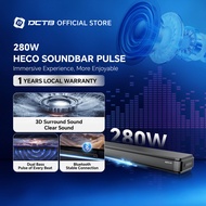 Heco Soundbar Pulse 2.2 Channel Soundbar | 280W Peak Power | Bluetooth 5.4 | HDMI ARC | Optical | US