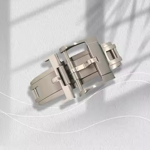 16mm 18mm Watch Strap Spring Deployant Buckle Perfect Fit for Rolex Cartier Omega Watch Original Rep