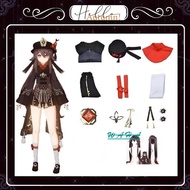 【คอสเพลย์อนิเมะ】cosplay ชุดคอสเพลย์อนิเมะ Genshin Impact HuTao cosplay สไตล์จีน สําหรับผู้หญิง,ชุดคอ