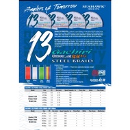 SEAHAWK GACHIRI X13 (12X UHMPE+1POWER CORE) BRAIDED LINE 300M