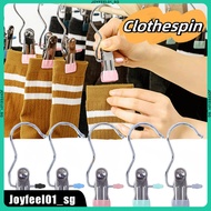 Multi-purpose Hook Clip Drying Clips Stainless Steel Socks Clip Pegs Windproof Clips Clothes Hanger Closet Clothes Hanger joyfeel01