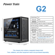 รถไฟฟ้า G1 G3 G2 Casing PC M-ATX ATX ITX โปร่งใส360ระบายความร้อนด้วยน้ำเคสคอมพิวเตอร์เดสก์ท็อป