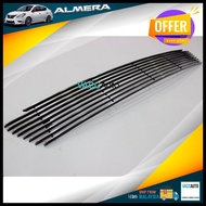 Nissan Almera Lower Aluminium Grill Lower Bumper Grille Gill Insert For Almera (2011-2019) Car Accce