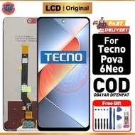 LCD Tecno pova 6 neo Original full set Original Genuine Touchscreen hp For Glass Touch Screen Digiti