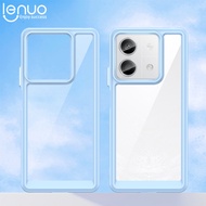 Lenuo เคสโทรศัพท์เปลือกที่มีสีสันสำหรับ Xiaomi Redmi Note 13 4G 5G / Note 13 Pro 4G 5G / Note 13 Pro + / Poco X6อะคริลิค TPU แบบทูอินวันเคสซิลิโคนนิ่มกันตกที่คลุมด้านหลัง