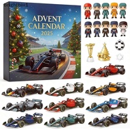 [Bgu] Advent Calendar 2025 With 24 Mini Car Models, Collectible Racetrack Display Box For Fans, Ulti