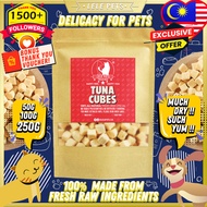 LelePets Freeze Dried Pet Food Tuna Cube/Pet Snack/ Makanan Kucing/ Cat Treat /Dog Treat (Wet/Dry/Ki