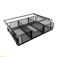 Doublebuy Under Desk Drawer Screw-on Hidden Desk Organizer Box Under Desk Drawer Tray Large Capacity