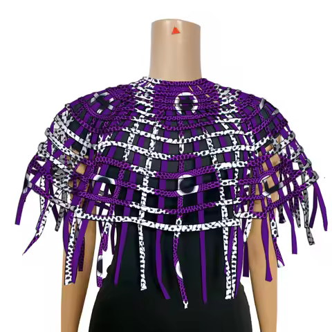 Ankara Shawl Necklace with Net Women Accessories African Print Cloth Cotton African Print Web Collar