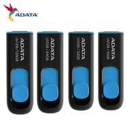 USB UV128เดิมของ ADATA แฟลชไดร์ฟ128GB 64GB ความเร็วสูง32GB 16GB USB 3.2 Mini U ดิสก์ USB หน่วยความจำ