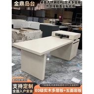Rococo Creamy Slate Island Table Integrated Dining Table Embedded Oven Italian Island Table Dining T