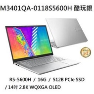 ~熊俗3C~ ASUS 華碩 M3401QA-0118S5600H 酷玩銀 / R5-5600H (熊俗~有店面)