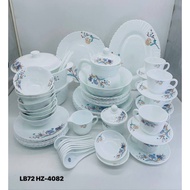 72PCS ROUND OPAL DINNER SET [READY STOCK]