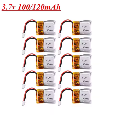 3.7 v 100mah/120mah Lipo Battery For FQ777-124 Wltoys V272 V282 V292 Hubsan Q4 H111 RC Drone Spart P
