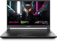 GIGABYTE AORUS 17X: 17.3" Thin Bezel QHD 2560x1440 240Hz Display, NVIDIA GeForce RTX 4080 Laptop GPU 12GB GDDR6, Intel Core i9-13900HX,16GB DDR5 RAM, 1TB SSD, Win11 Pro (AORUS 17X AXF-B4US694SP),Black