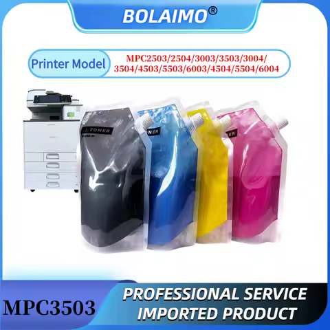 1KG MPC3503 Toner Powder Compatible For Ricoh Aficio MPC2503 C2504 C3003 C3503 C3004 C3504 C4503 C55